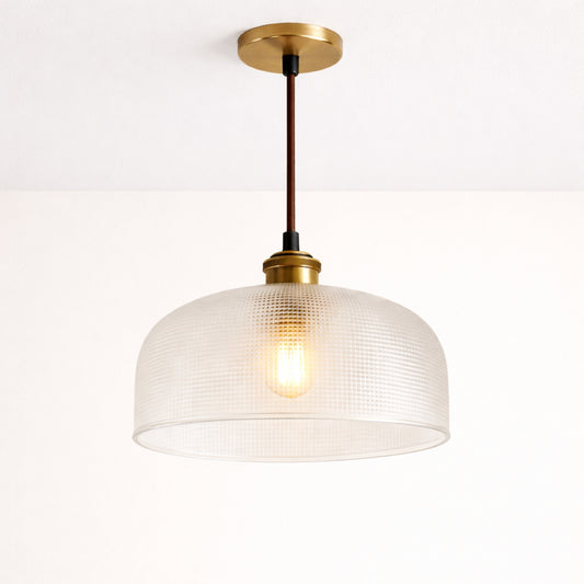 CGC HOLLY Prismatic Glass Dome Diner Lampshade