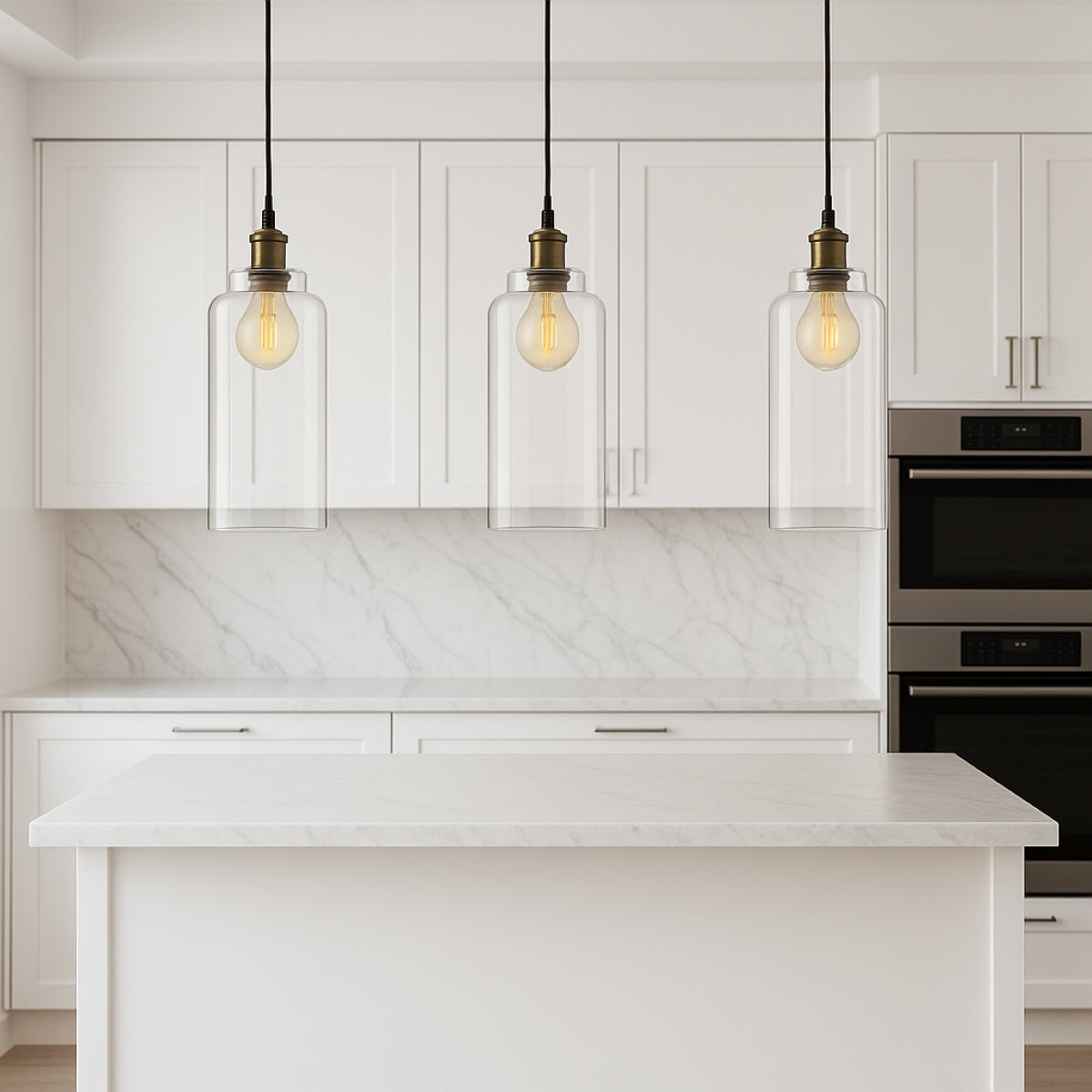 CGC MARGOT Clear Glass Cylinder Lampshade