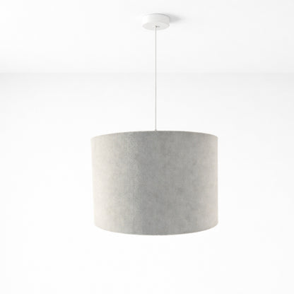 CGC LOLA Grey Corduroy 30cm Lampshade Matching Silk Inner