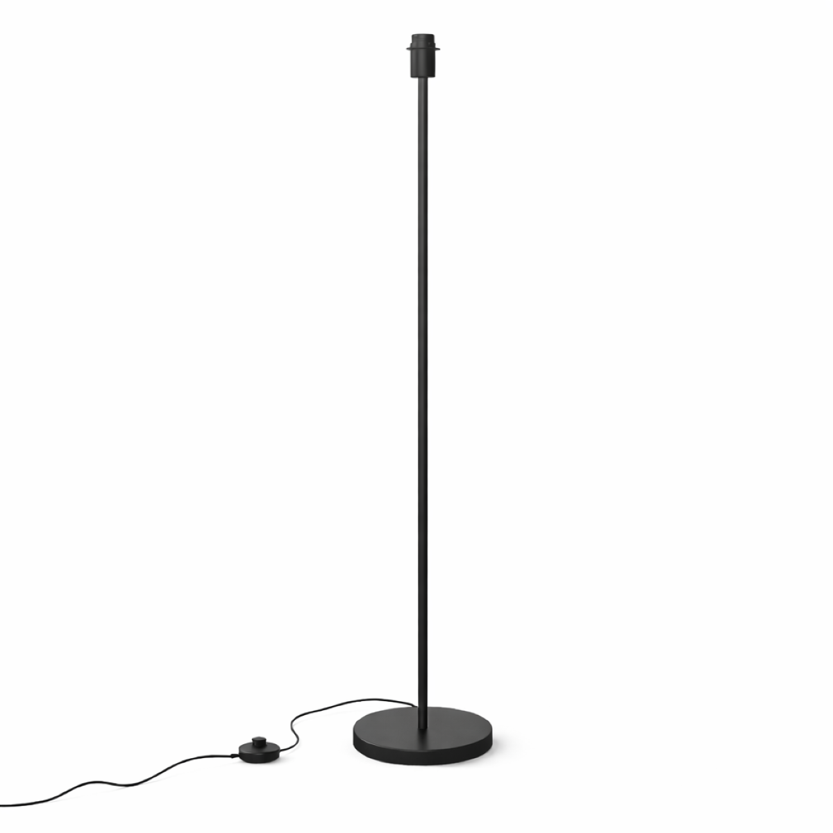 CGC Lena Matt Black Straight Floor Lamp