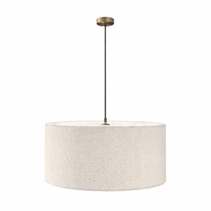 CGC PETRA 45cm Large White Boucle Ceiling or Table Lamp Shade