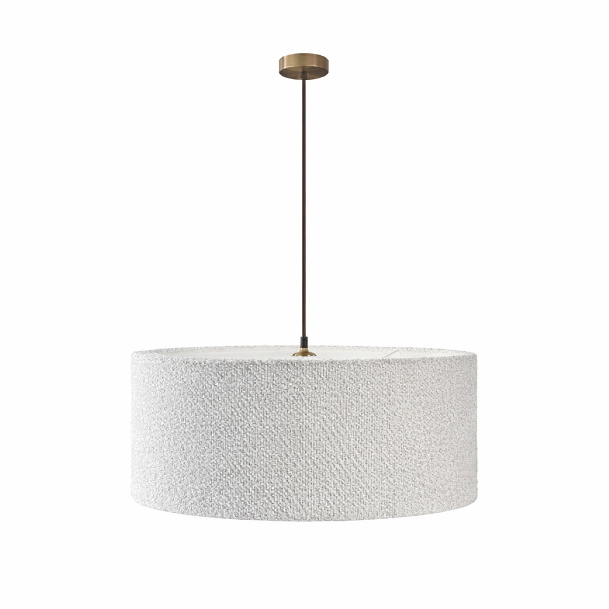 CGC PETRA 45cm Large Grey Boucle Ceiling or Table Lamp Shade