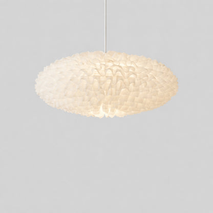 CGC Dolly White Ruffled Linen Extra Large Easy Fit Hand Made Lampshade