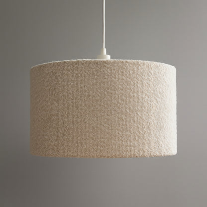 CGC PETRA 30cm Light Brown/Taupe Boucle Ceiling or Table Lamp Shade