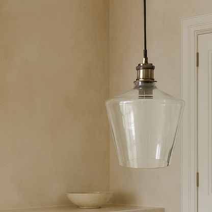 CGC ELLA Clear Glass Cylinder Lampshade