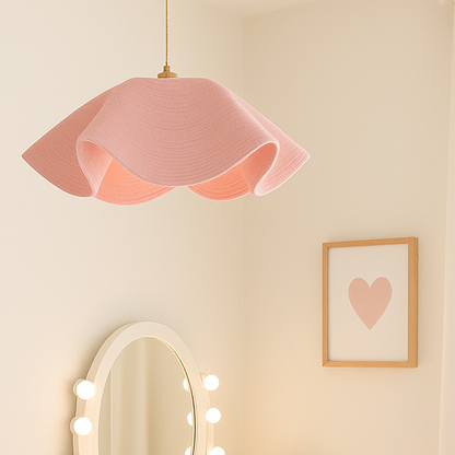 CGC Flora 64cm Pink Floppy Fabric Lampshade