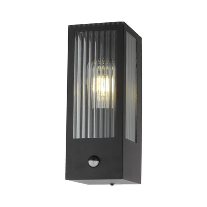 If you’re looking for a modern take on a traditional outdoor wall light, this modern bevelled glass rectangle wall light is perfect for adding style and protection for your home. This classic wall light is designed with a contemporary twist, styled with a rectangle shape and fitted with glass bevelled windows that allow the light to shine effectively. Integrated PIR Motion Sensor.