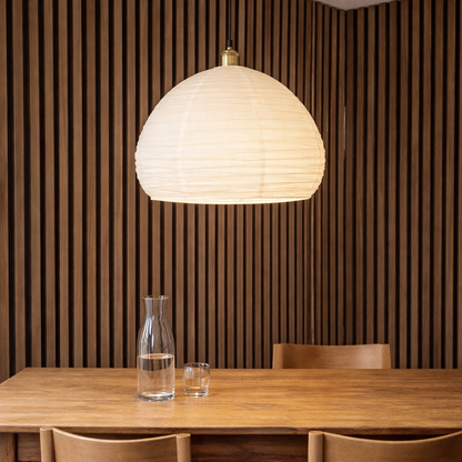 CGC Hester White Linen Extra Large Round Open Easy Fit Hand Made Lampshade