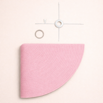 CGC Flora 64cm Pink Floppy Fabric Lampshade