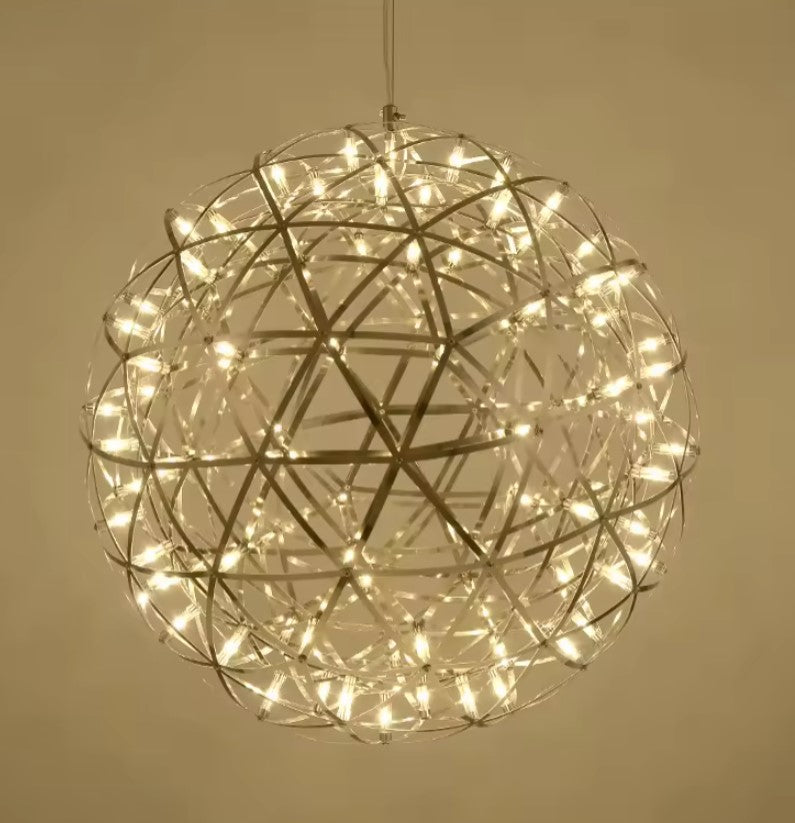This LED starburst sparkle pendant light will create a talking point in any space and can be placed together with the other size starburst lights to create something truly spectacular