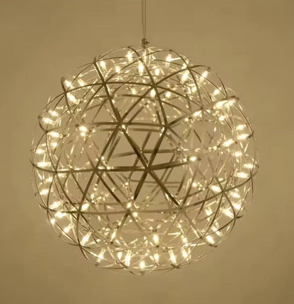 This LED starburst sparkle pendant light will create a talking point in any space and can be placed together with the other size starburst lights to create something truly spectacular