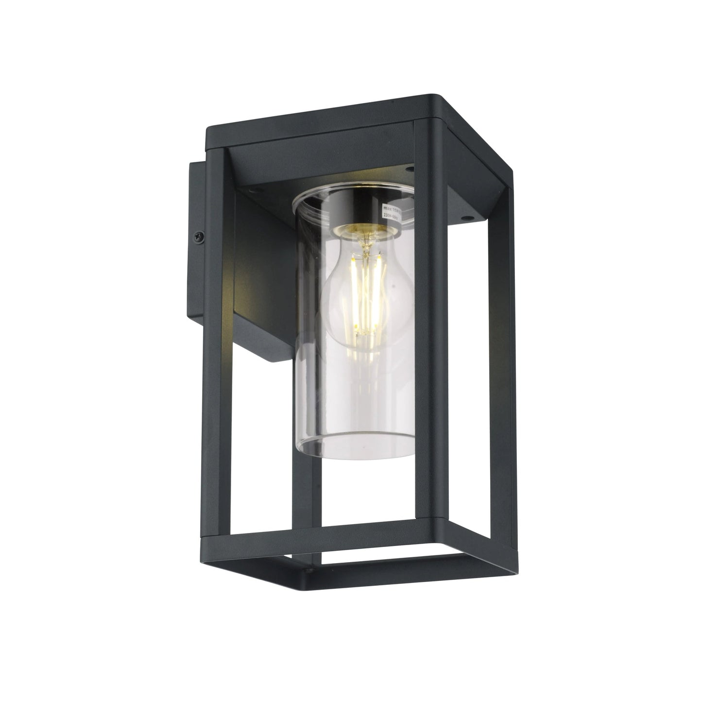 If you’re looking for a modern take on a traditional outdoor wall light, this modern anthracite lantern light with clear diffuser wall light is perfect for adding style and protection for your home. This classic wall light is designed with a contemporary twist, styled with a rectangle shape and fitted with clear diffuser that allow the light to shine effectively. 