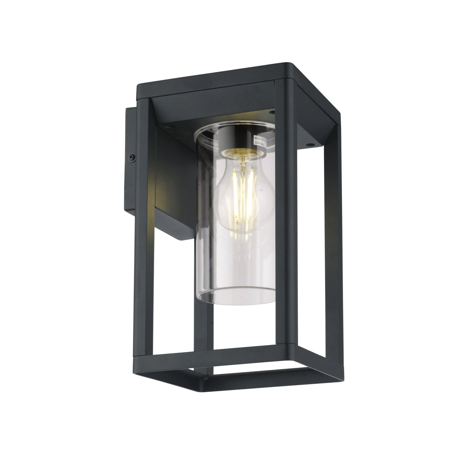 If you’re looking for a modern take on a traditional outdoor wall light, this modern anthracite lantern light with clear diffuser wall light is perfect for adding style and protection for your home. This classic wall light is designed with a contemporary twist, styled with a rectangle shape and fitted with clear diffuser that allow the light to shine effectively. 
