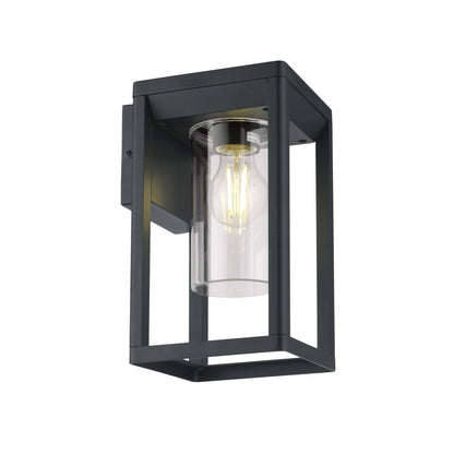 If you’re looking for a modern take on a traditional outdoor wall light, this modern anthracite lantern light with clear diffuser wall light is perfect for adding style and protection for your home. This classic wall light is designed with a contemporary twist, styled with a rectangle shape and fitted with clear diffuser that allow the light to shine effectively. 