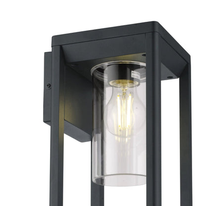 If you’re looking for a modern take on a traditional outdoor wall light, this modern anthracite lantern light with clear diffuser wall light is perfect for adding style and protection for your home. This classic wall light is designed with a contemporary twist, styled with a rectangle shape and fitted with clear diffuser that allow the light to shine effectively. 