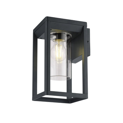 If you’re looking for a modern take on a traditional outdoor wall light, this modern anthracite lantern light with clear diffuser wall light is perfect for adding style and protection for your home. This classic wall light is designed with a contemporary twist, styled with a rectangle shape and fitted with clear diffuser that allow the light to shine effectively. 