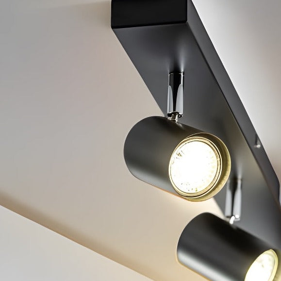 Add an industrial style to your home with the VENETO  spotlight light finished in white. The lamp is also ideal for task lighting due to the adjustable heads providing a focused beam. The simplistic design of this light fitting makes it suitable for all interior styles.