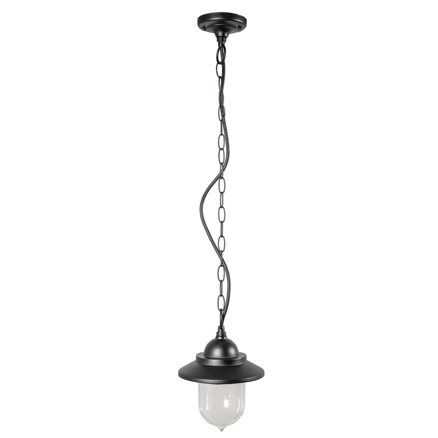 Our Ryder lantern delivers on style and durability and is a smart choice for your exterior lighting. With its black powder coated aluminium  construction teamed with clear polycarbonate diffuser, this lantern is hardwearing and rust and weatherproof. Built for life outdoors, it has an IP44 rating which means it can withstand the harshest of weather conditions. For sophisticated yet robust outdoor lighting, our Ryder black outdoor traditional lantern is a strong contender.