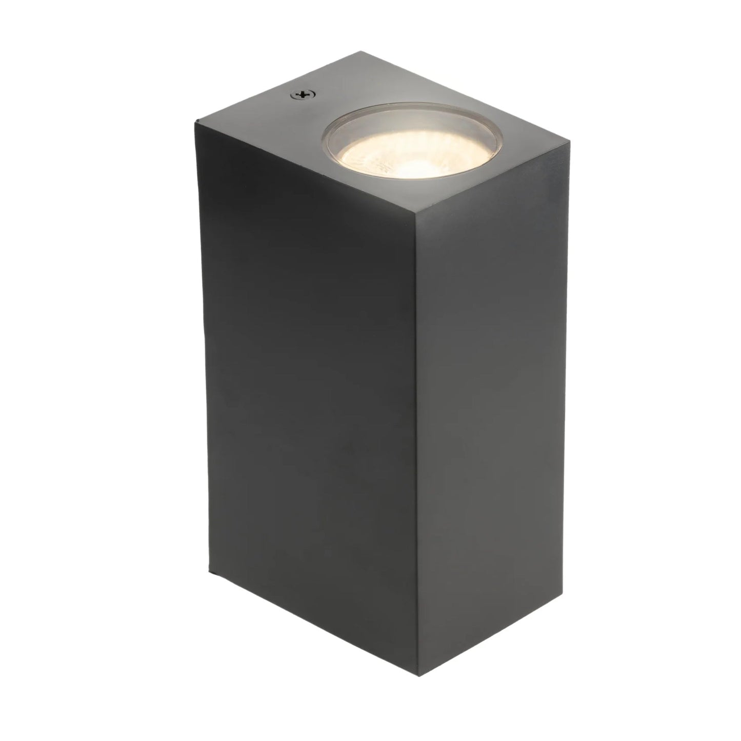 Our Eileen black up and down wall mounted rectangle outdoor light would look perfect in a modern or more traditional home design. Outside wall lights can provide atmospheric light in your garden, at the front door or on the terrace as well as a great security solution. It is designed for durability and longevity with its robust material producing a fully weatherproof and water resistant light fitting.
