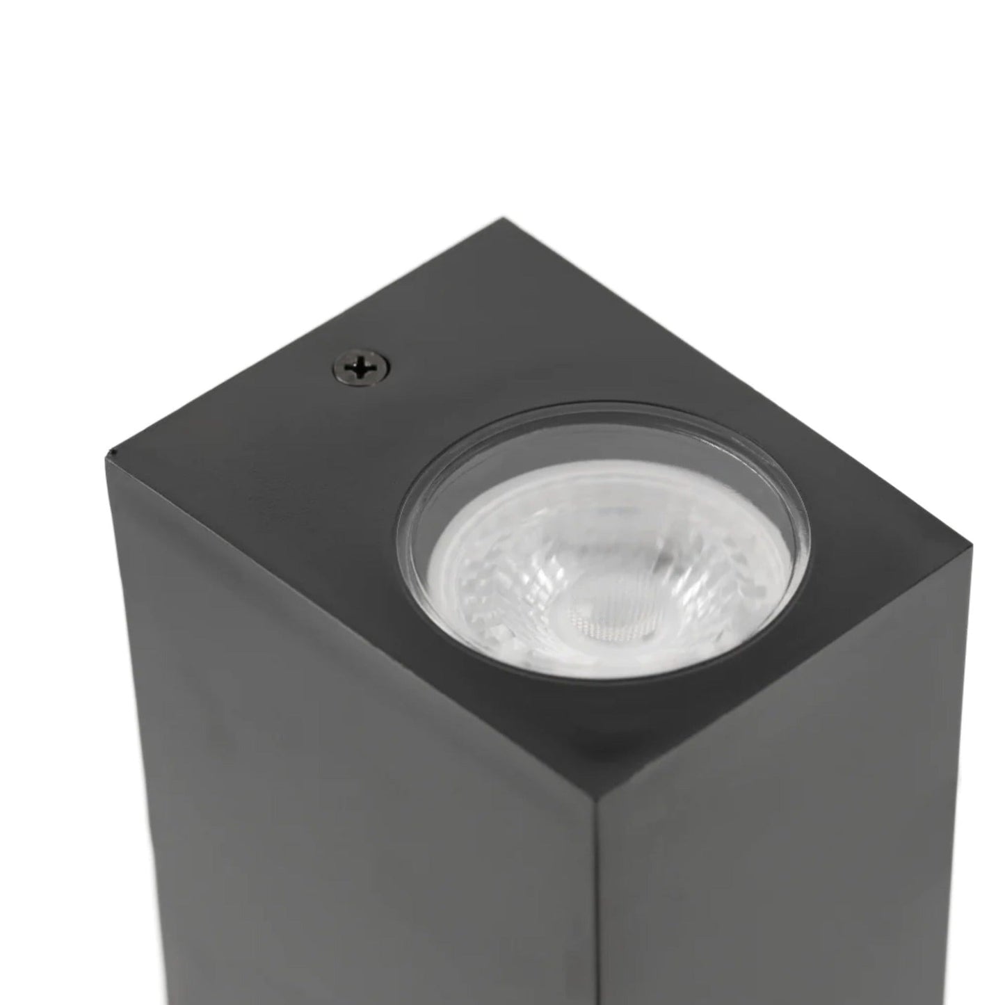 Our Eileen black up and down wall mounted rectangle outdoor light would look perfect in a modern or more traditional home design. Outside wall lights can provide atmospheric light in your garden, at the front door or on the terrace as well as a great security solution. It is designed for durability and longevity with its robust material producing a fully weatherproof and water resistant light fitting.