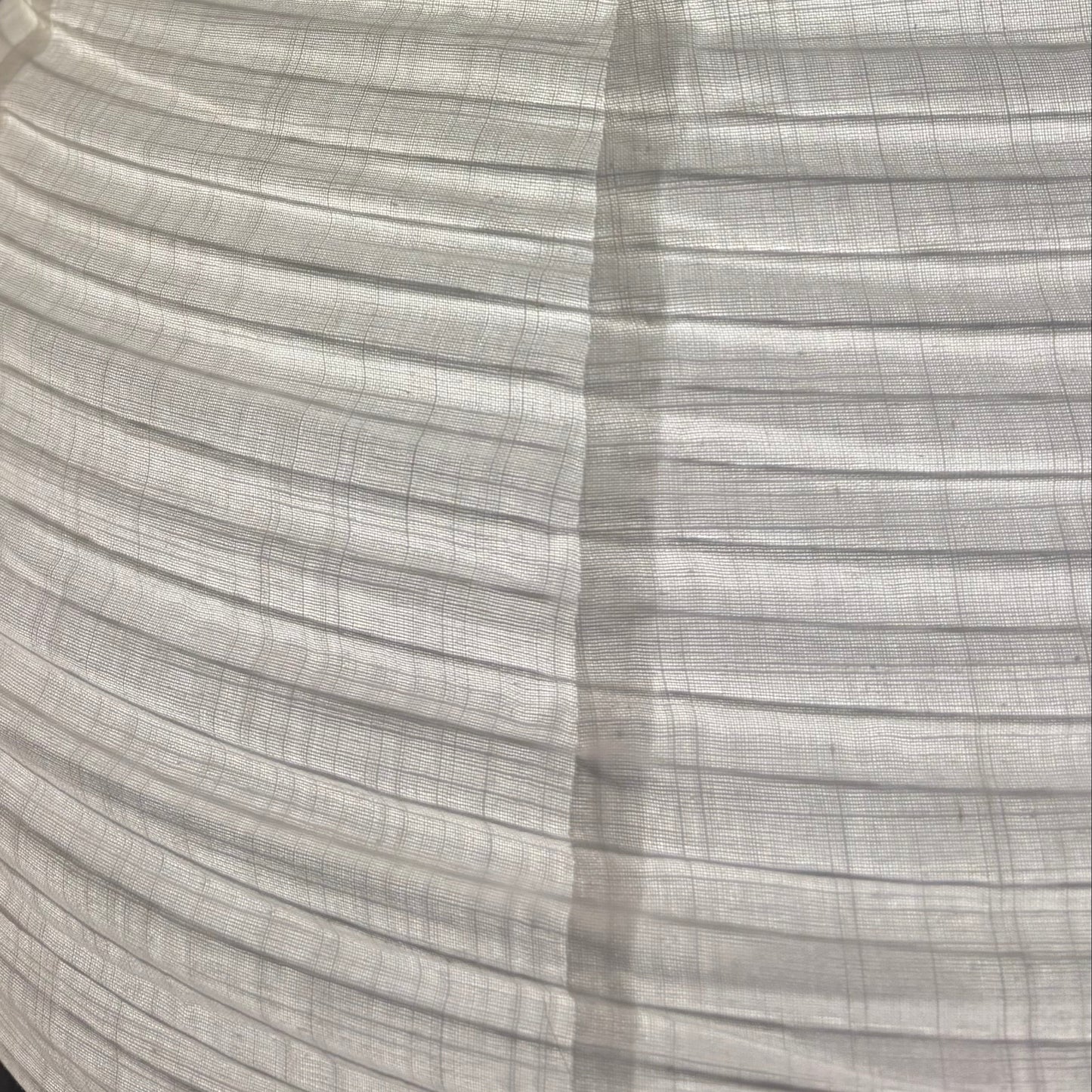 Mabel White Linen Extra Large Teardrop Shape Easy Fit Hand Made Lampshade