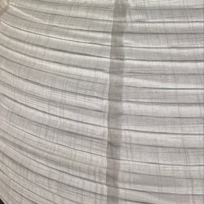 Mabel White Linen Extra Large Teardrop Shape Easy Fit Hand Made Lampshade