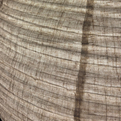 Mabel Oatmeal Linen Extra Large Teardrop Shape Easy Fit Hand Made Lampshade