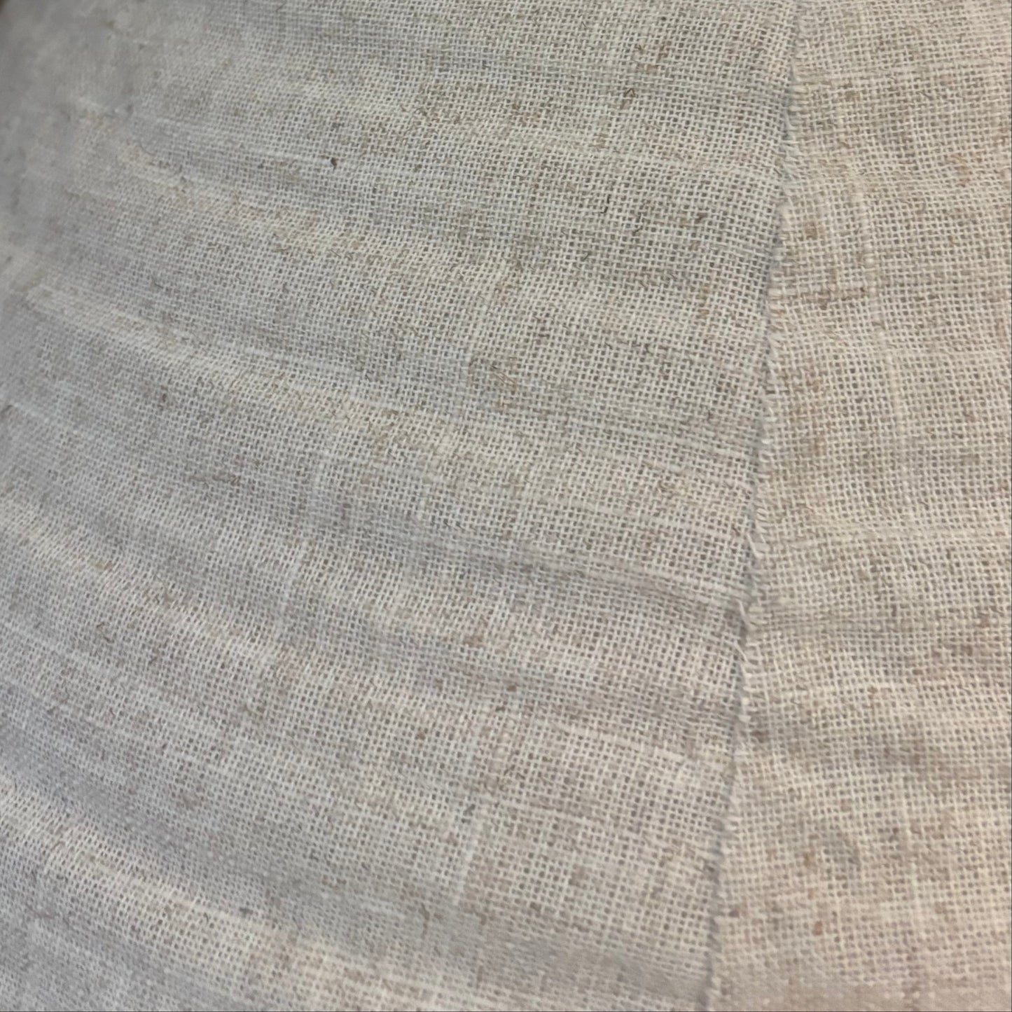 Mabel Oatmeal Linen Extra Large Teardrop Shape Easy Fit Hand Made Lampshade