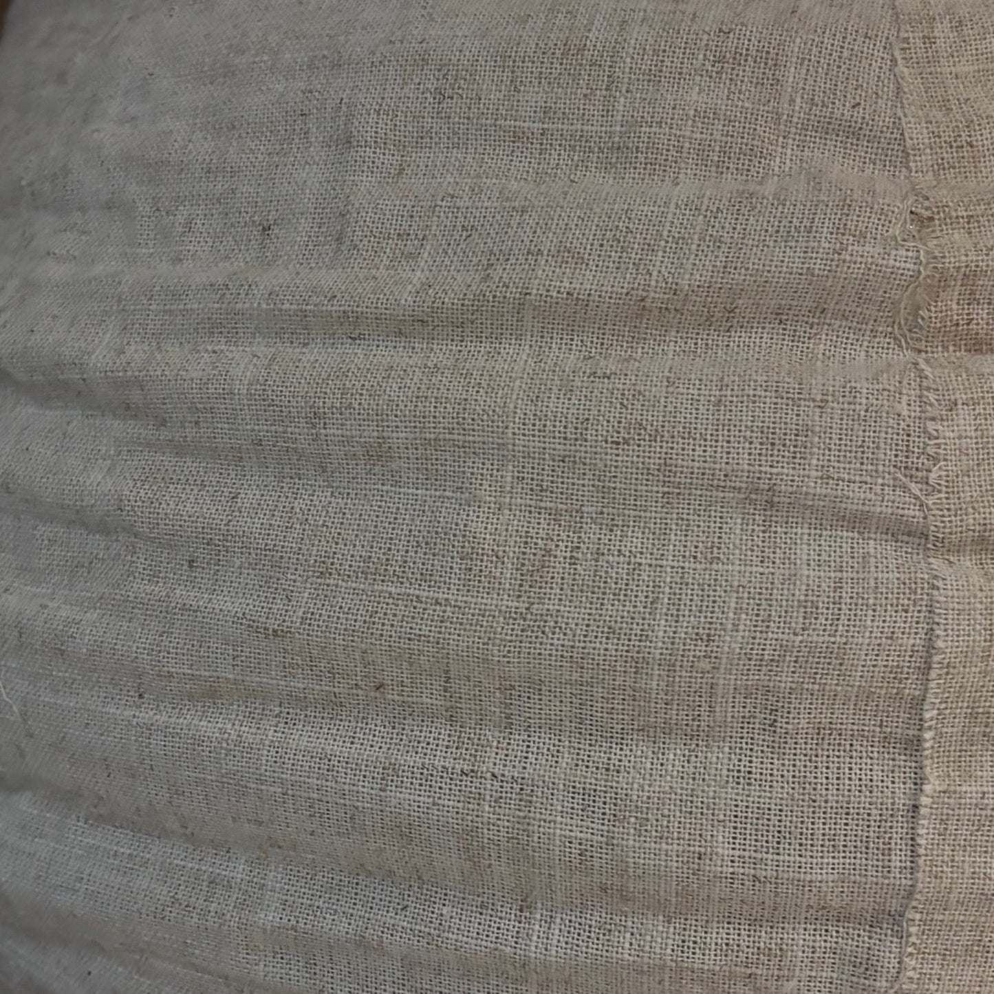 CGC Hester Oatmeal Linen Extra Large Round Open Easy Fit Hand Made Lampshade