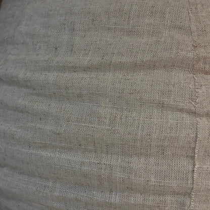 CGC Hester Oatmeal Linen Extra Large Round Open Easy Fit Hand Made Lampshade
