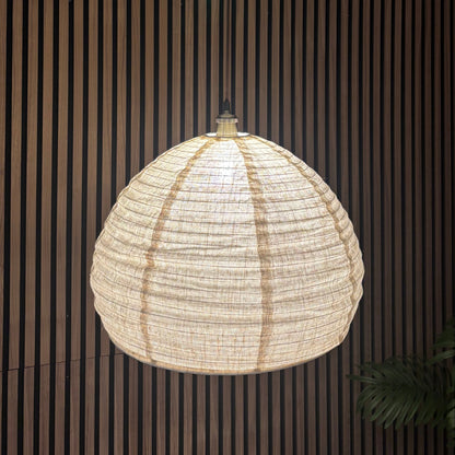 CGC Hester Oatmeal Linen Extra Large Round Open Easy Fit Hand Made Lampshade