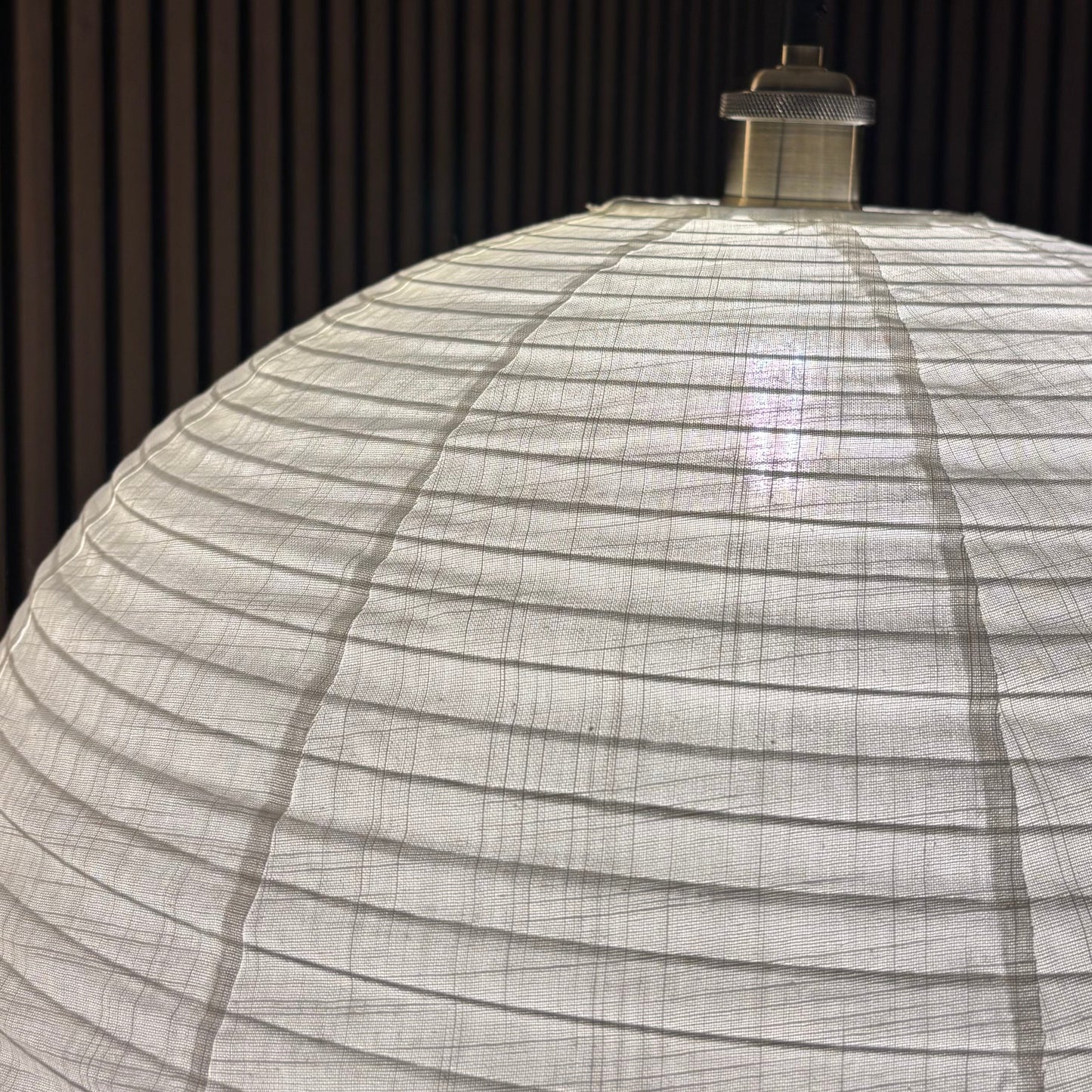 CGC Sybil White Linen Extra Large Round Globe Easy Fit Hand Made Lampshade