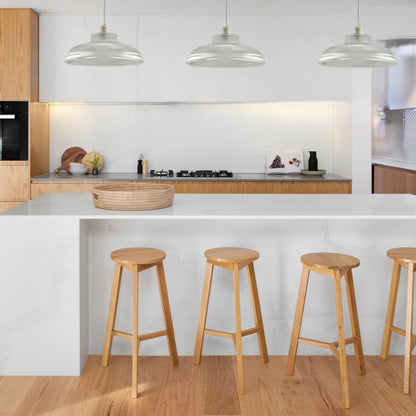 CGC JACINTA XL Clear Glass Ribbed Extra Large Lampshade