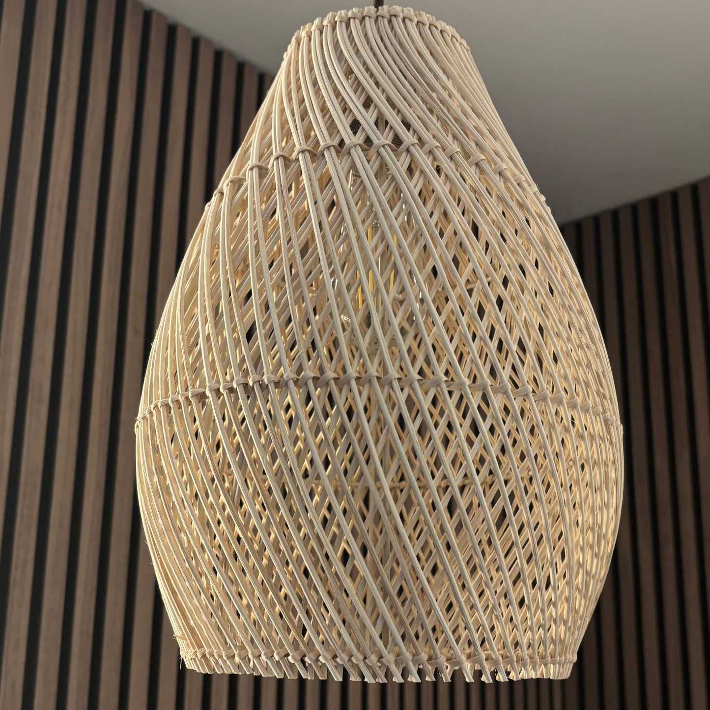 CGC Enya Natural Rattan Easy Fit Hand Made Lampshade