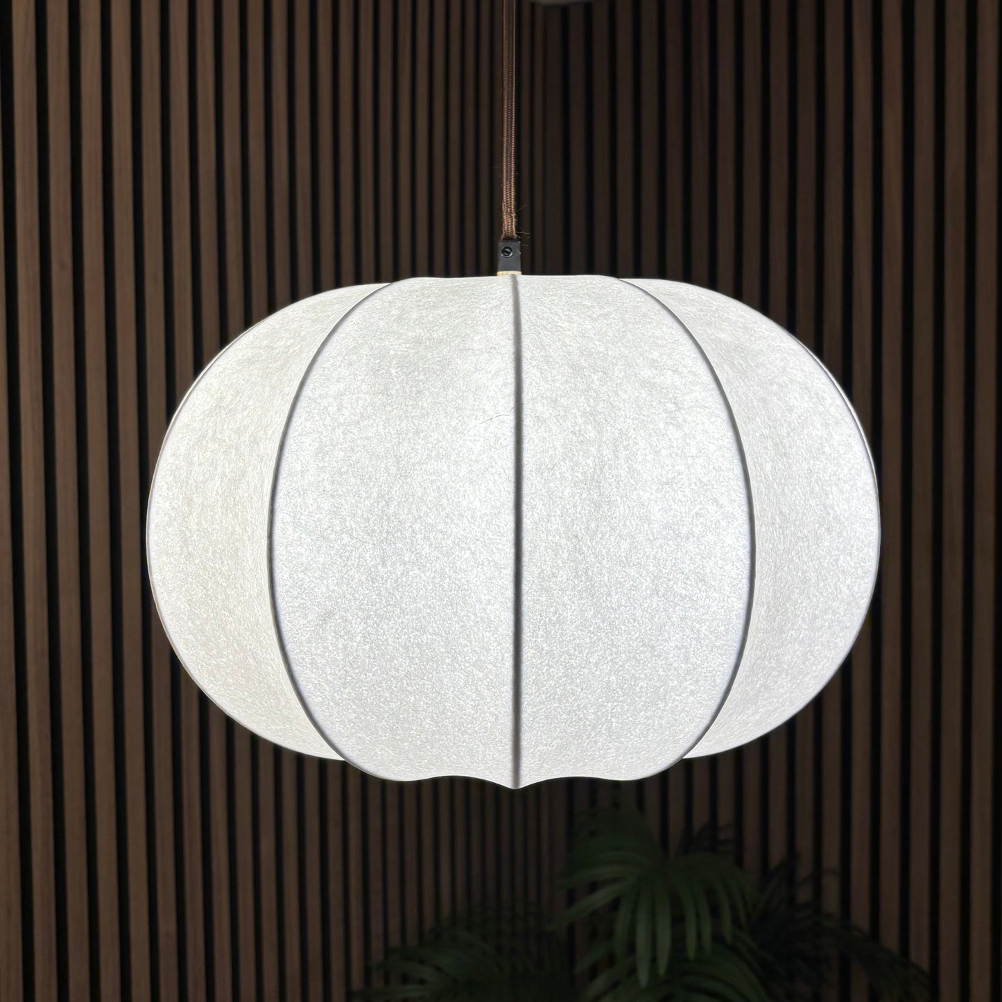 CGC Natalia Cloud Dancer White Oval Distressed Silk Lampshade