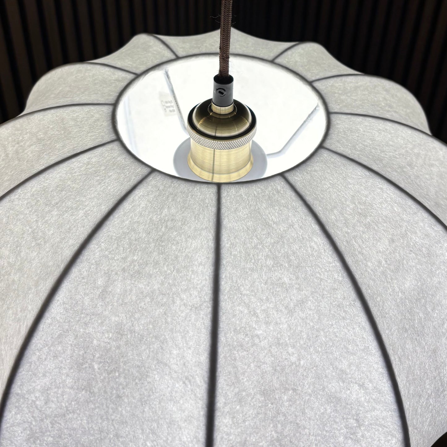 CGC Natalia Cloud Dancer White Oval Distressed Silk Lampshade