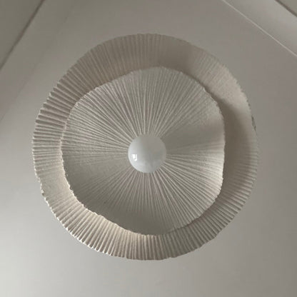 CGC Tallulah Duo Two Layer 60cm and 45cm Paper Wave Easy Fit Lampshade