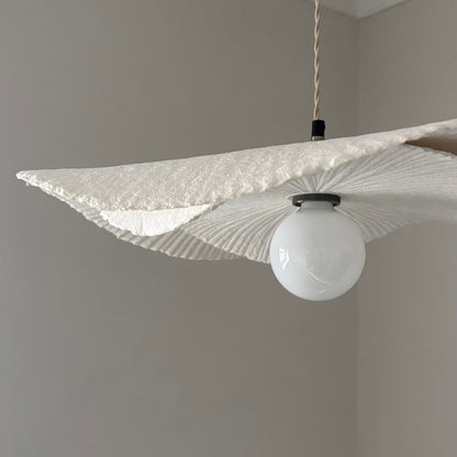 CGC Tallulah Duo Two Layer 60cm and 45cm Paper Wave Easy Fit Lampshade
