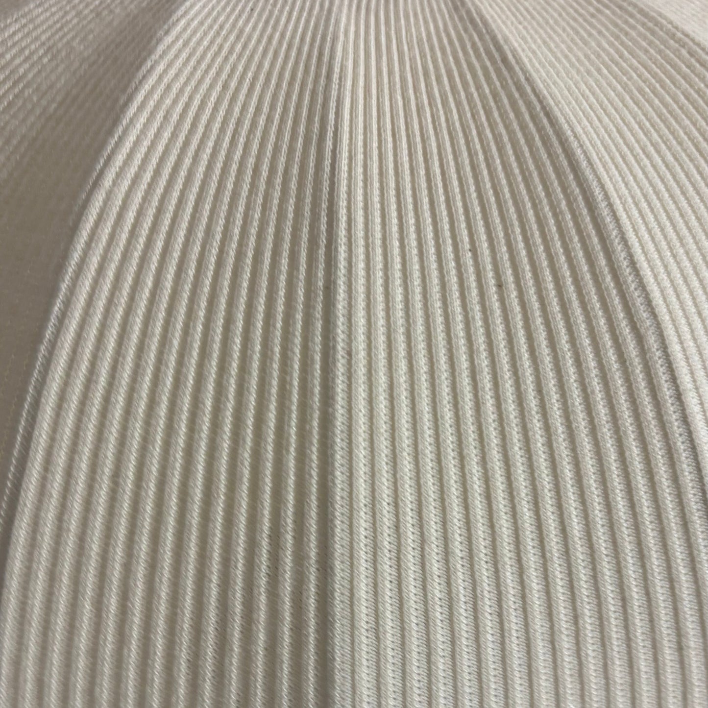 CGC LILA Cream Rounded Ribbed Stretch Cotton Fabric Lampshade