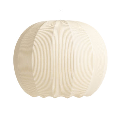 CGC LILA Cream Rounded Ribbed Stretch Cotton Fabric Lampshade