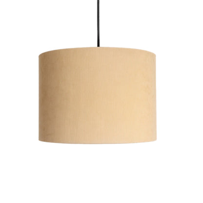 CGC LOLA Cream Corduroy 30cm Lampshade Matching Silk Inner