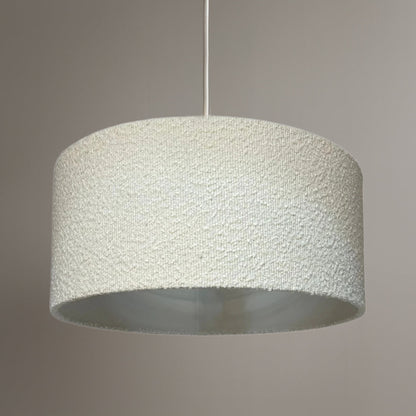 CGC PETRA 45cm Large White Boucle Ceiling or Table Lamp Shade