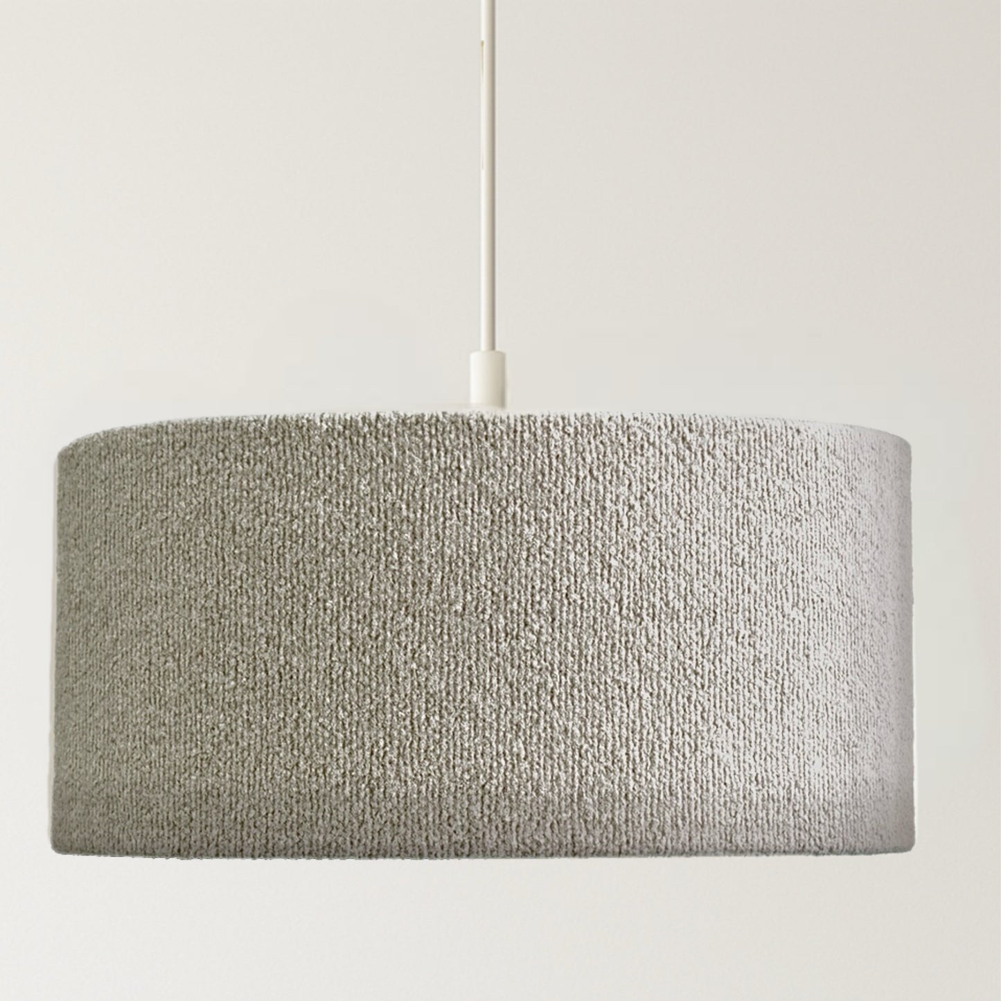 CGC PETRA 45cm Large Grey Boucle Ceiling or Table Lamp Shade