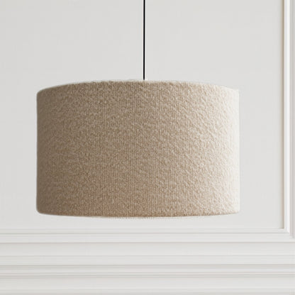CGC PETRA 30cm Light Brown/Taupe Boucle Ceiling or Table Lamp Shade