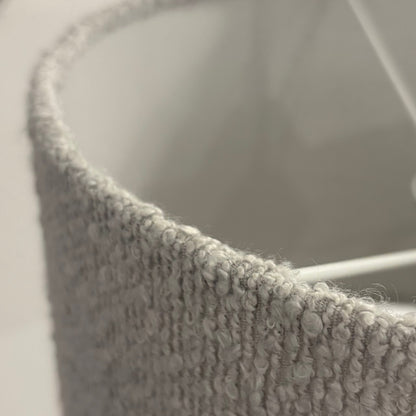 CGC PETRA 30cm Grey Boucle Ceiling or Table Lamp Shade