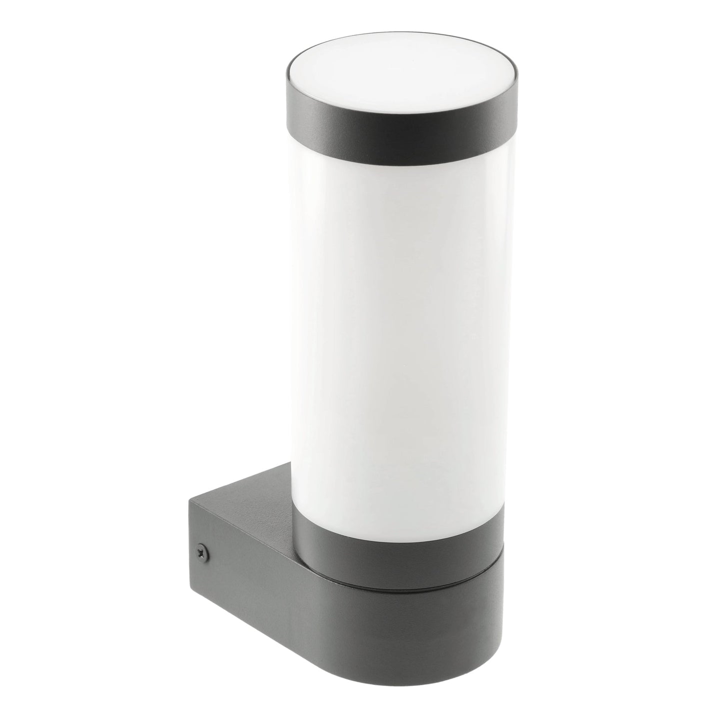 Our Rome grey anthracite outdoor wall light with opal diffuser would look perfect in a modern or more traditional home design. Outside wall lights can provide atmospheric light in your garden, at the front door or on the terrace as well as a great security solution. It is designed for durability and longevity with its robust material producing a fully weatherproof and water resistant light fitting.