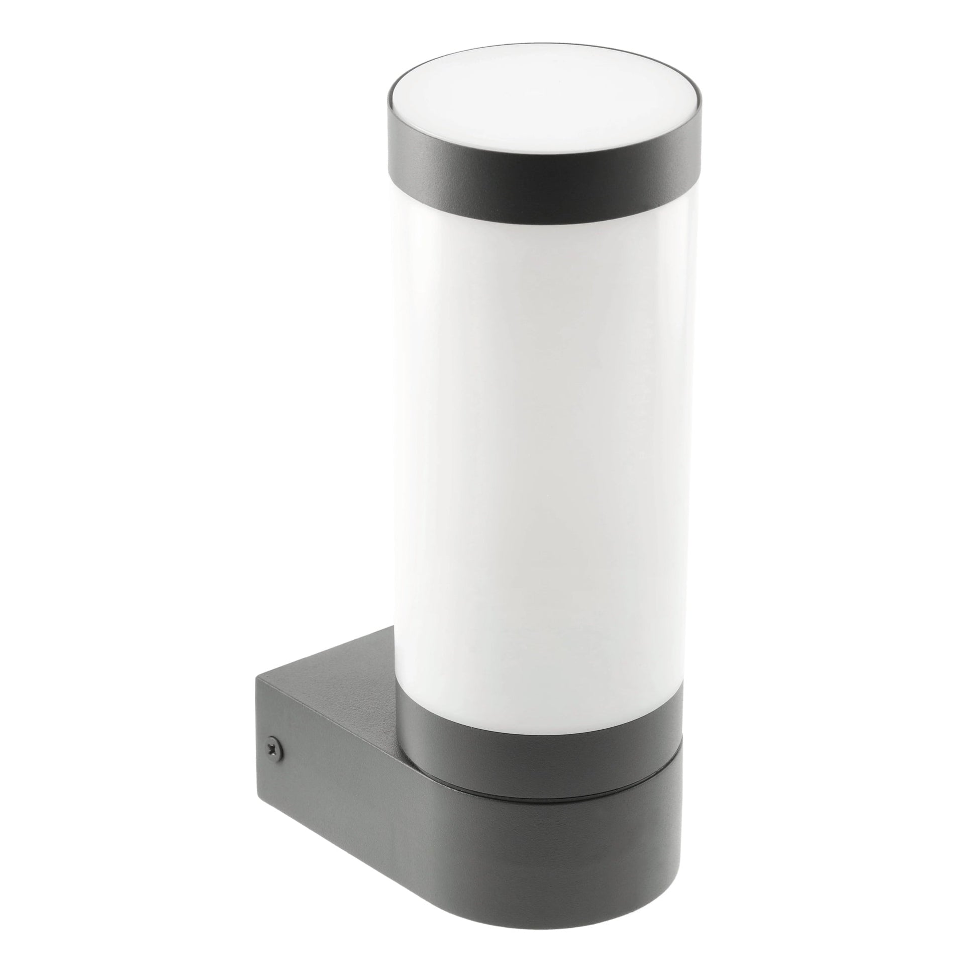 Our Rome grey anthracite outdoor wall light with opal diffuser would look perfect in a modern or more traditional home design. Outside wall lights can provide atmospheric light in your garden, at the front door or on the terrace as well as a great security solution. It is designed for durability and longevity with its robust material producing a fully weatherproof and water resistant light fitting.