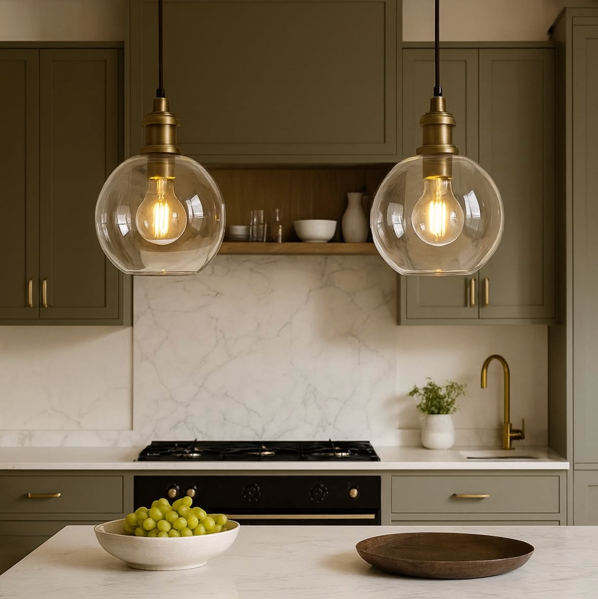 CGC GEM Clear Glass Globe Lampshade