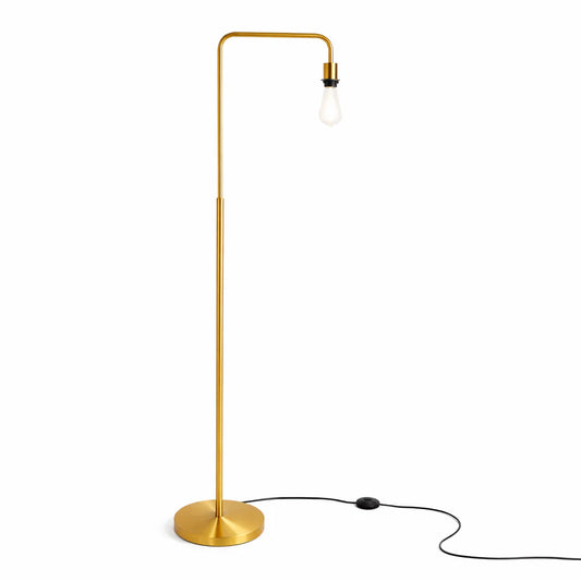 CGC KYRA Brushed Gold Angled Floor Lamp