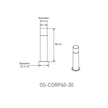 Our Cortez dark grey outdoor post light would look perfect in a modern or more traditional home design. Outside post lights can provide atmospheric light in your garden, at the front door or on the terrace as well as a great security solution. It is designed for durability and longevity with its robust material producing a fully weatherproof and water resistant light fitting.
